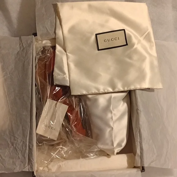 NWT Gucci Calfskin Fur Horsebit Amstel Slingback Clogs NIB - Picture 5 of 10